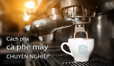 Cách pha cà phê máy chuyên nghiệp