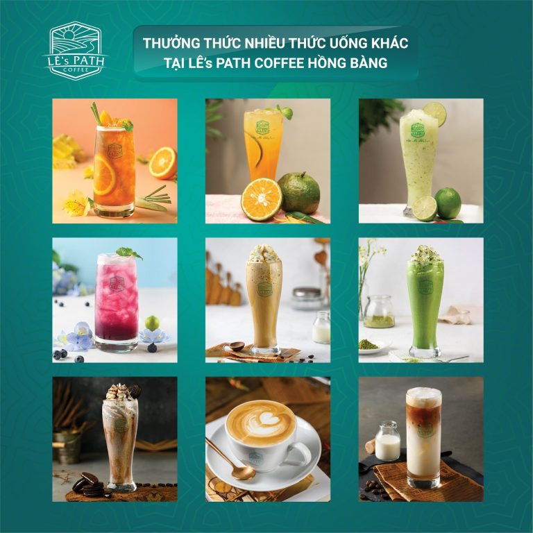 Menu nổi bật của Lê's Path Coffee Hồng Bàng